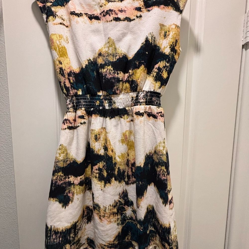 Bar III Black and White Fit and Flare Mini Dress - Picture 5 of 5